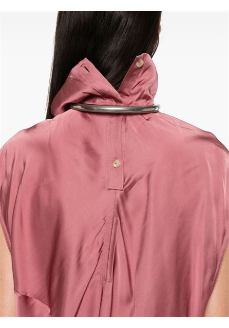 Pink adfu maxi dress Rick Owens - women RICK OWENS | RO02D3503SCH23
